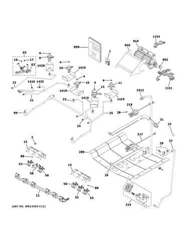 Gas & burner parts
