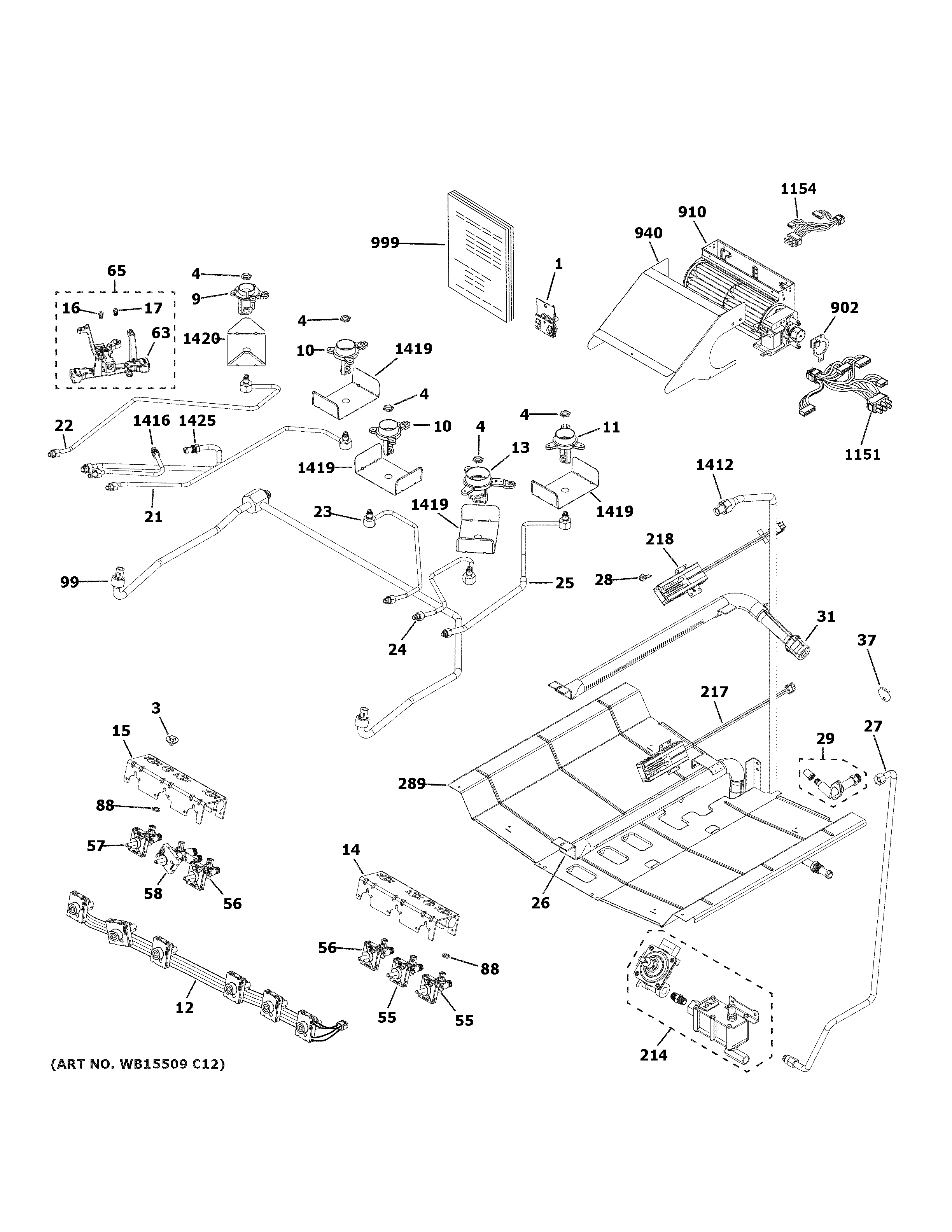 GAS & BURNER PARTS