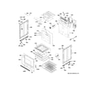 GE CGS700P4M5W2 body parts diagram