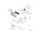 Hotpoint AHES15D3XXA1 room air conditioner diagram