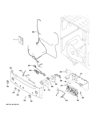 Controls & backsplash