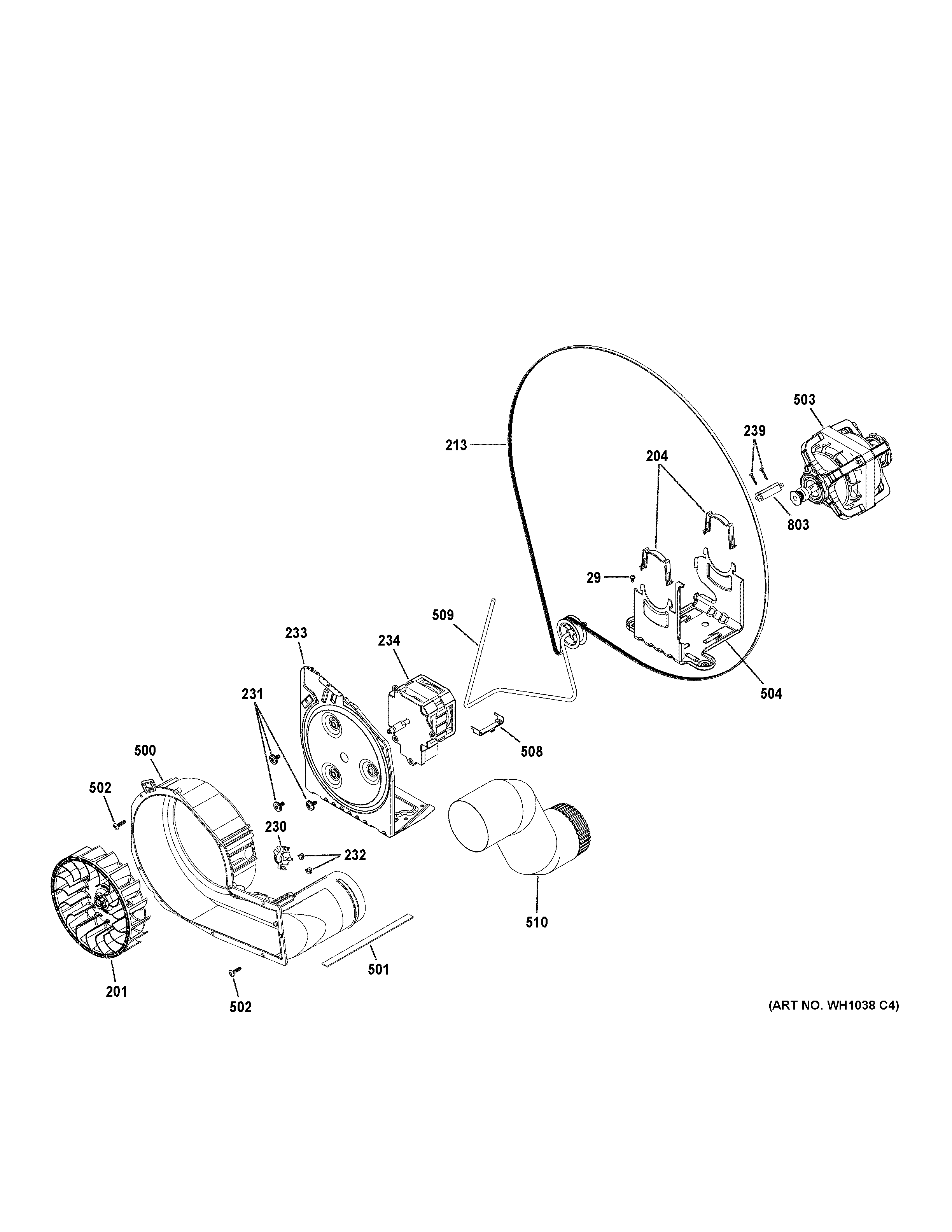 Blower & motor assembly