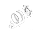 GE GUV27ESSM1WW drum diagram