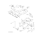 GE PGB965BP1TS gas & burner parts diagram