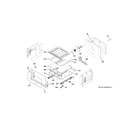 GE PGB965BP2TS lower oven diagram