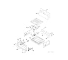 GE PGB965BP3TS upper oven diagram