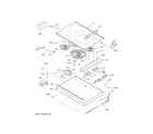 GE JP3030SW2SS control panel & cooktop diagram
