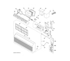 GE AZVS15ERXWAK1 grille & control parts diagram