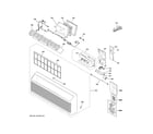 GE AZVS15DCXWAK1 grille & control parts diagram