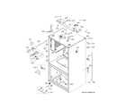 GE GNE29GYNIFS case parts diagram