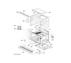 GE CSB913M2V1S5 oven cavity parts diagram