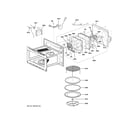 GE CSB913P2V1S1 interior parts diagram