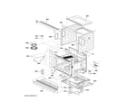 GE ZSB9231V1SS oven cavity parts diagram