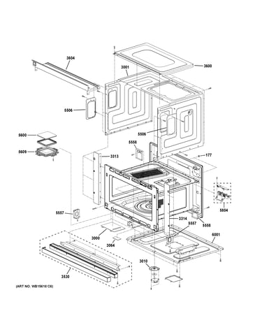 Oven cavity parts