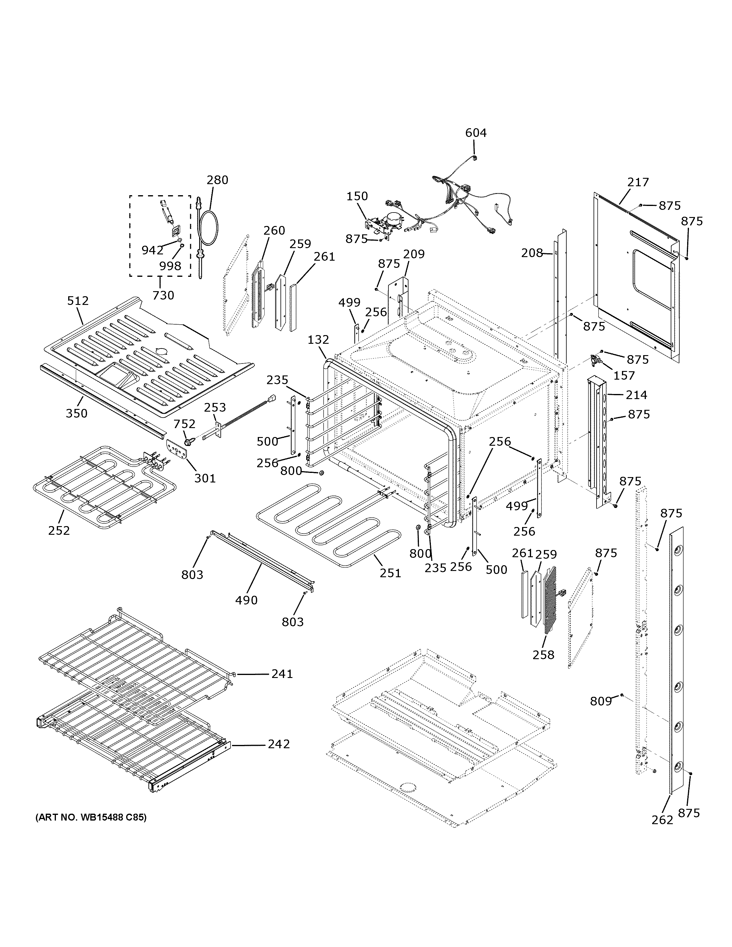 Upper oven