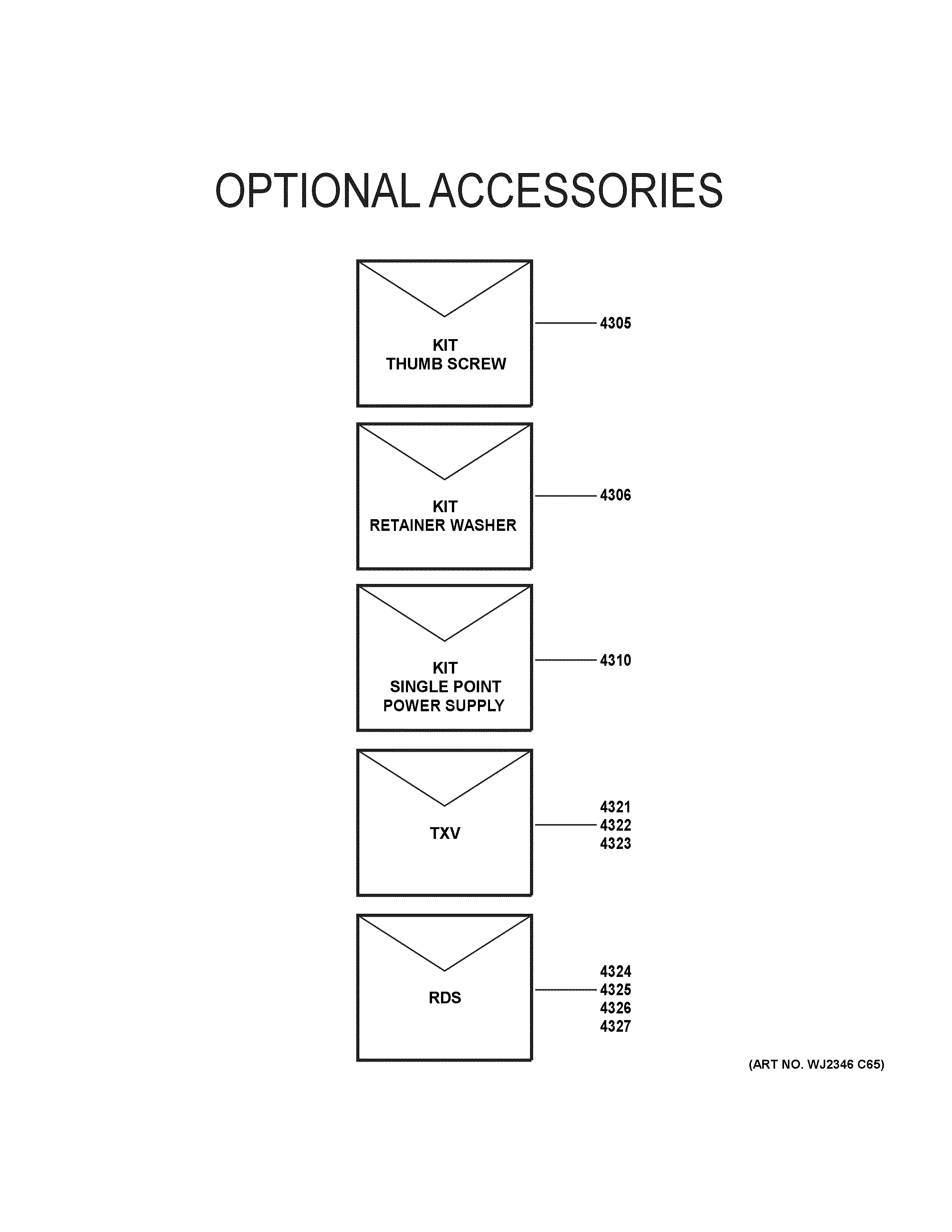 Optional accessories