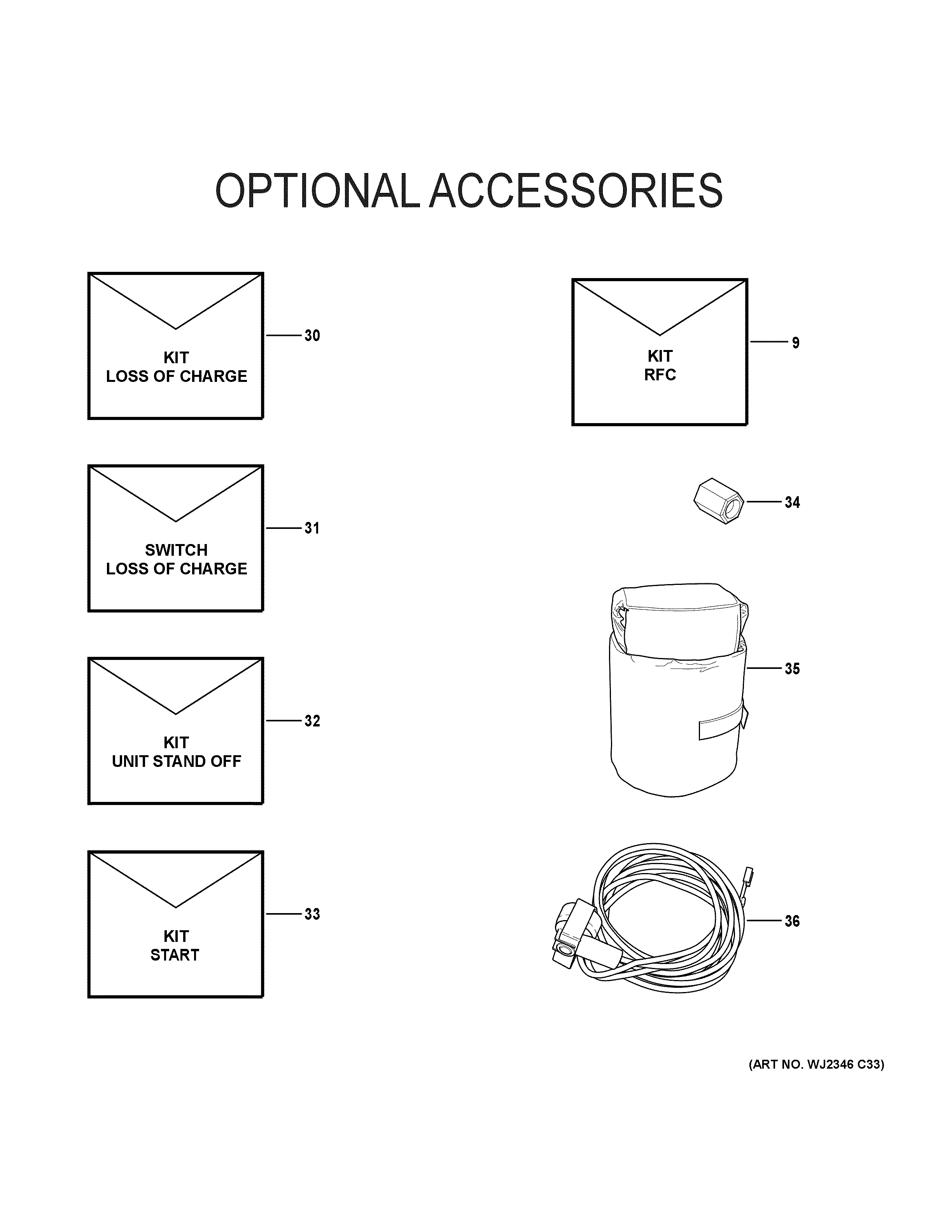 Optional accessories