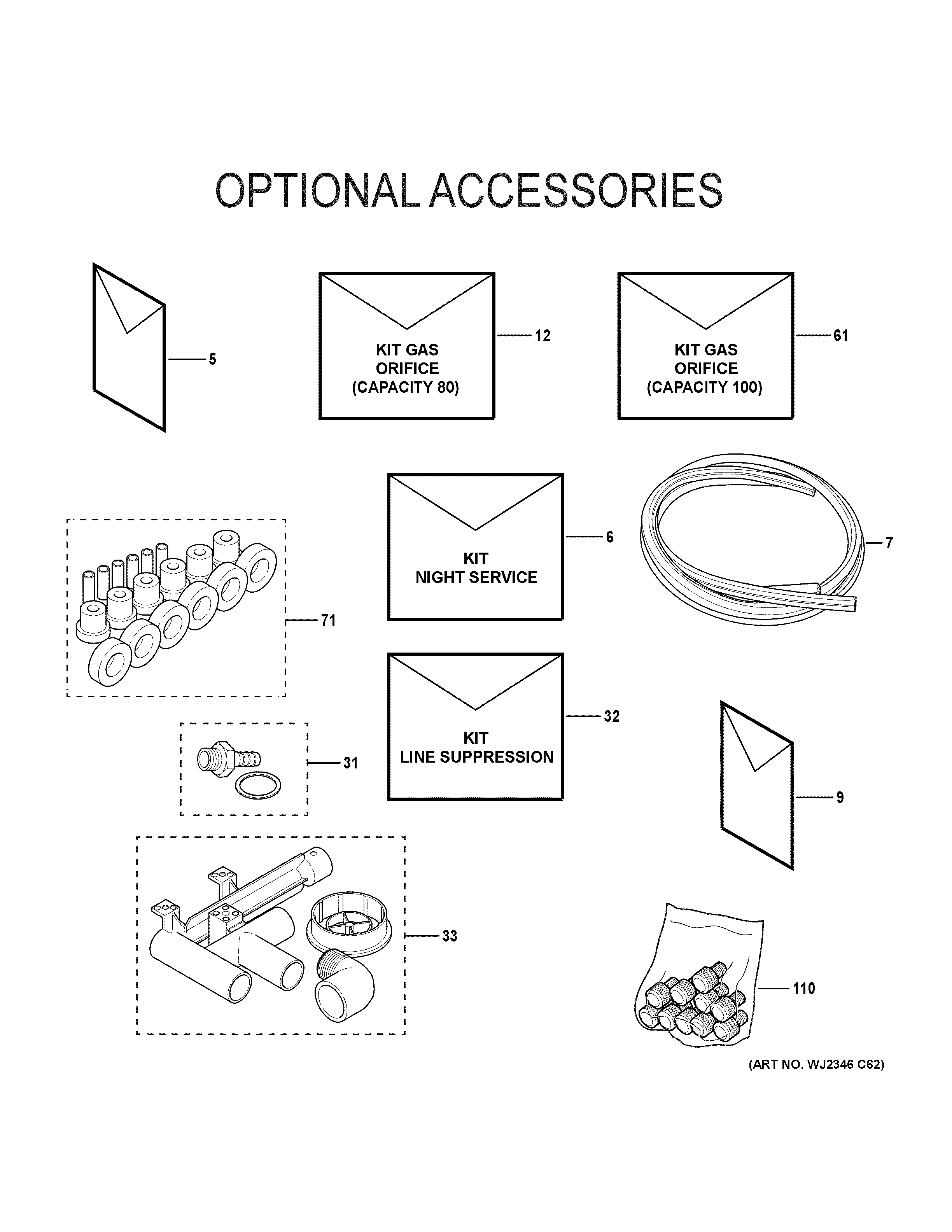 Optional accessories