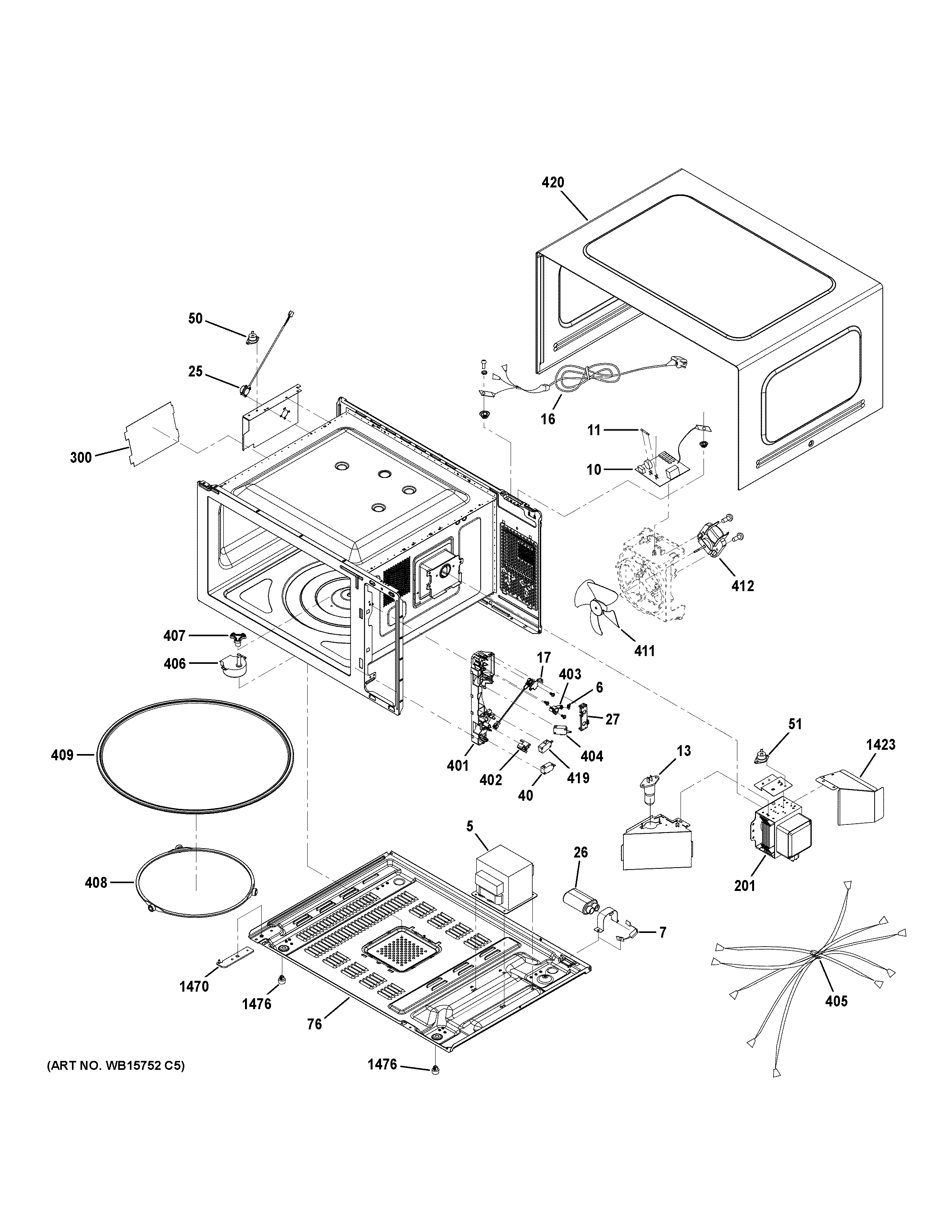 Oven cavity parts