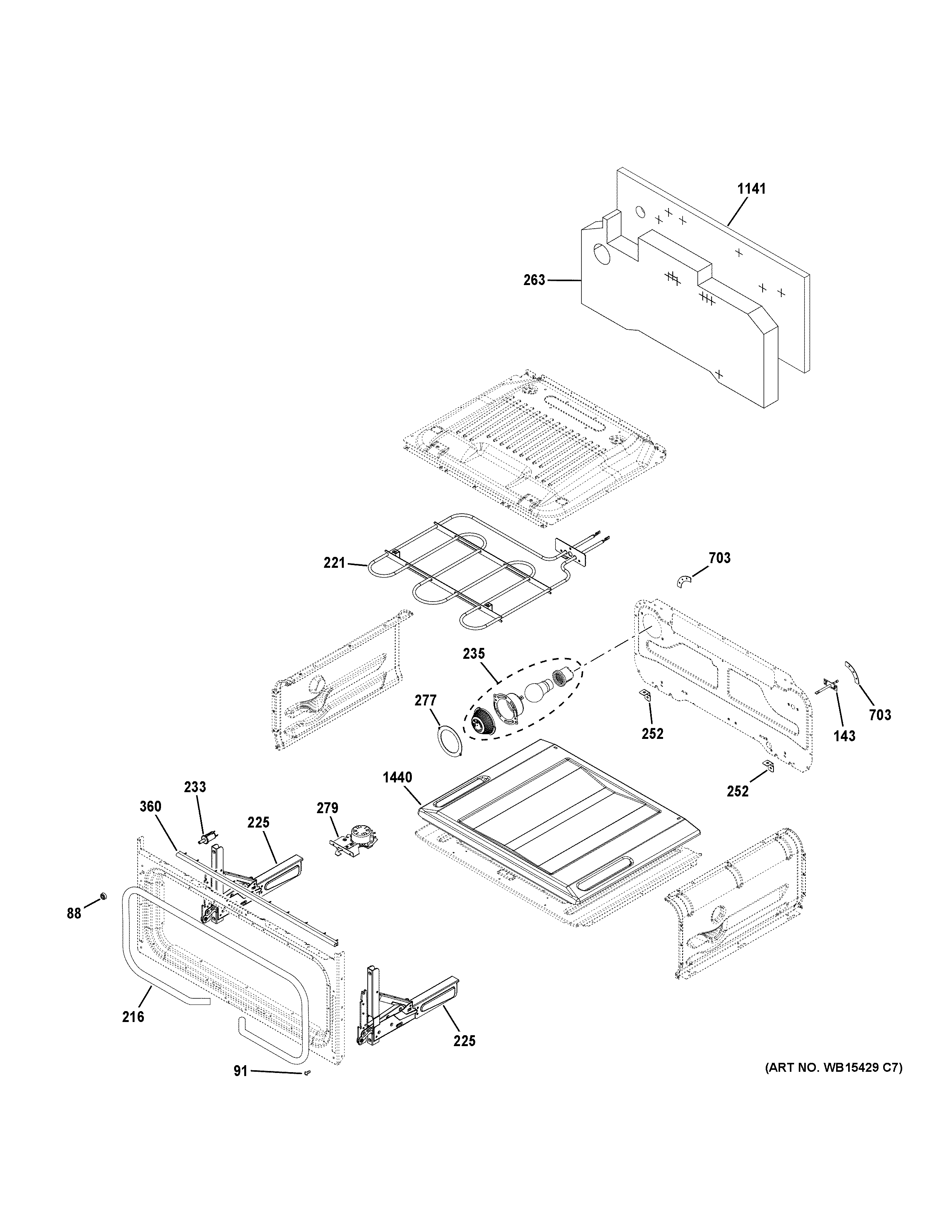 Upper oven
