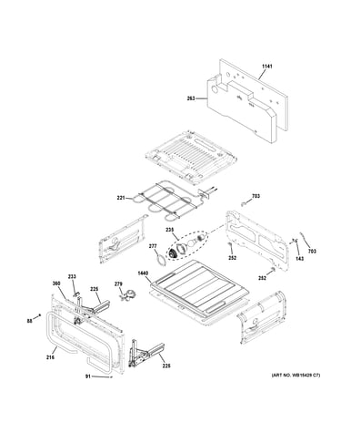 Upper oven