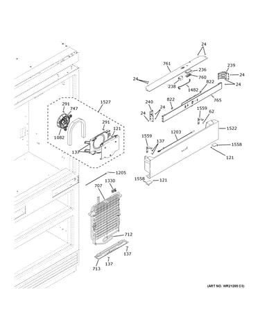 Refrigerator section