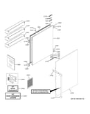 Refrigerator door