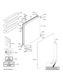 Refrigerator door