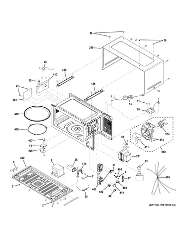 Oven cavity parts