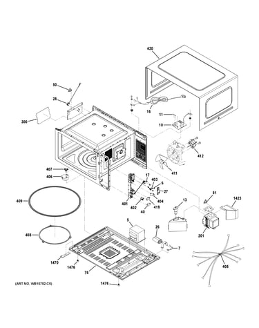 Oven cavity parts