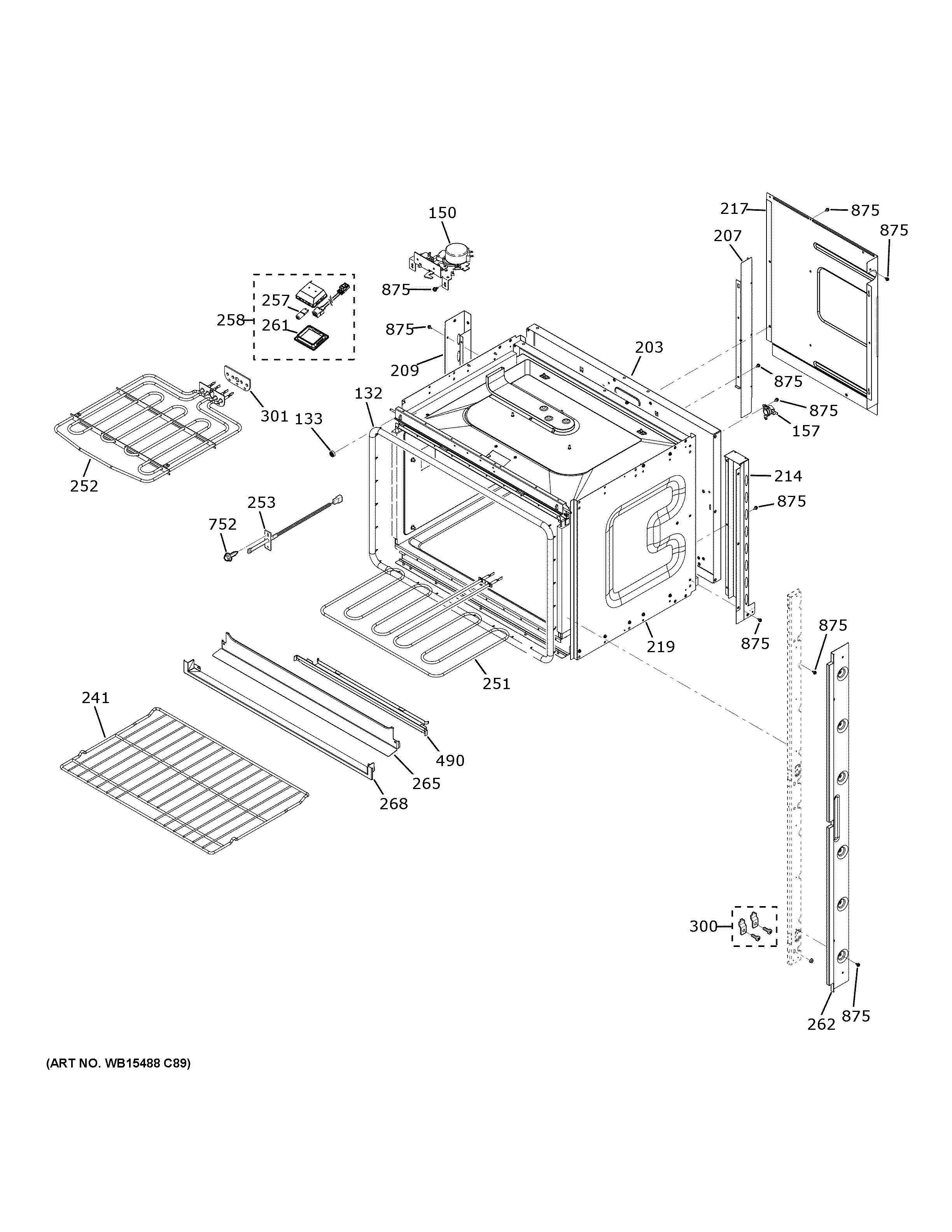 Upper oven