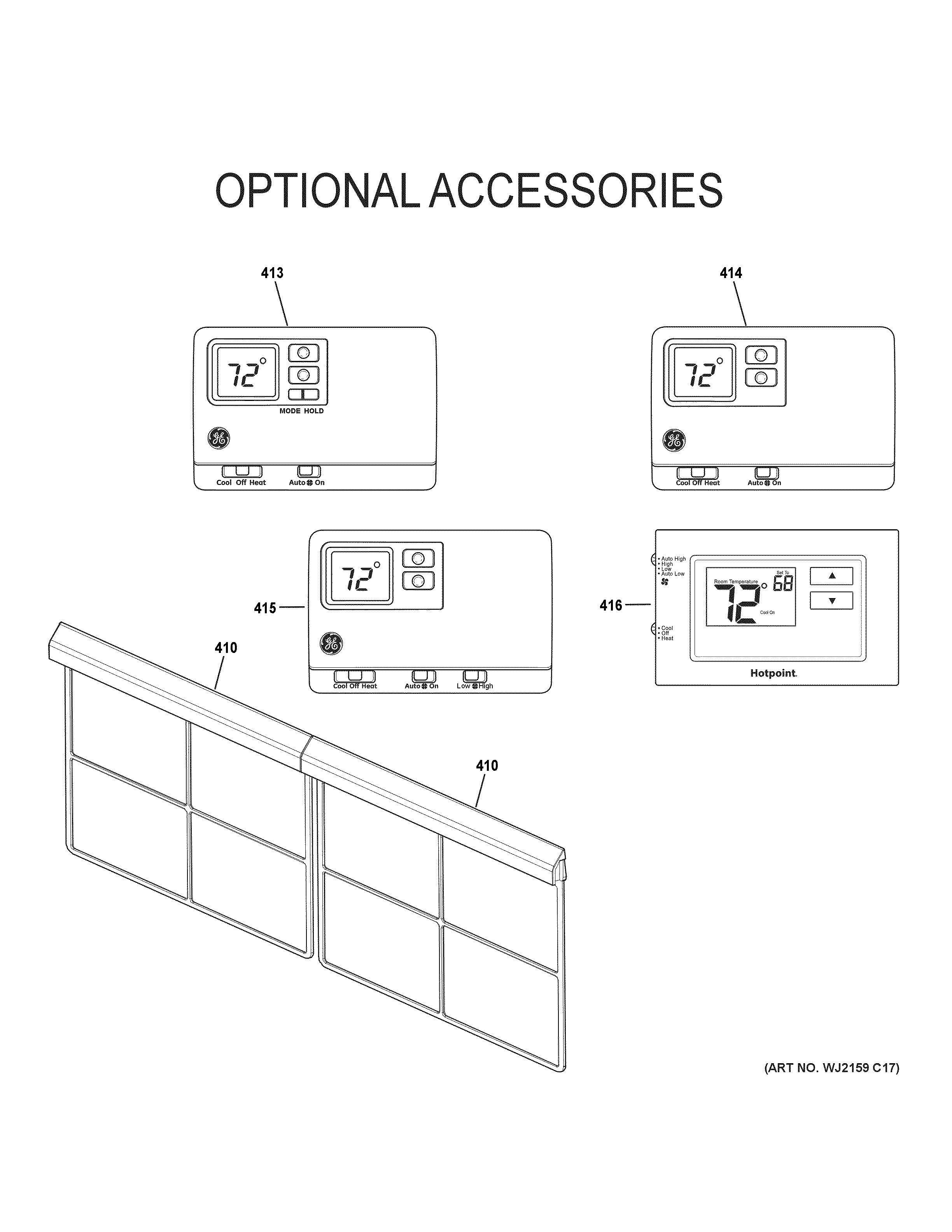 Optional accessories