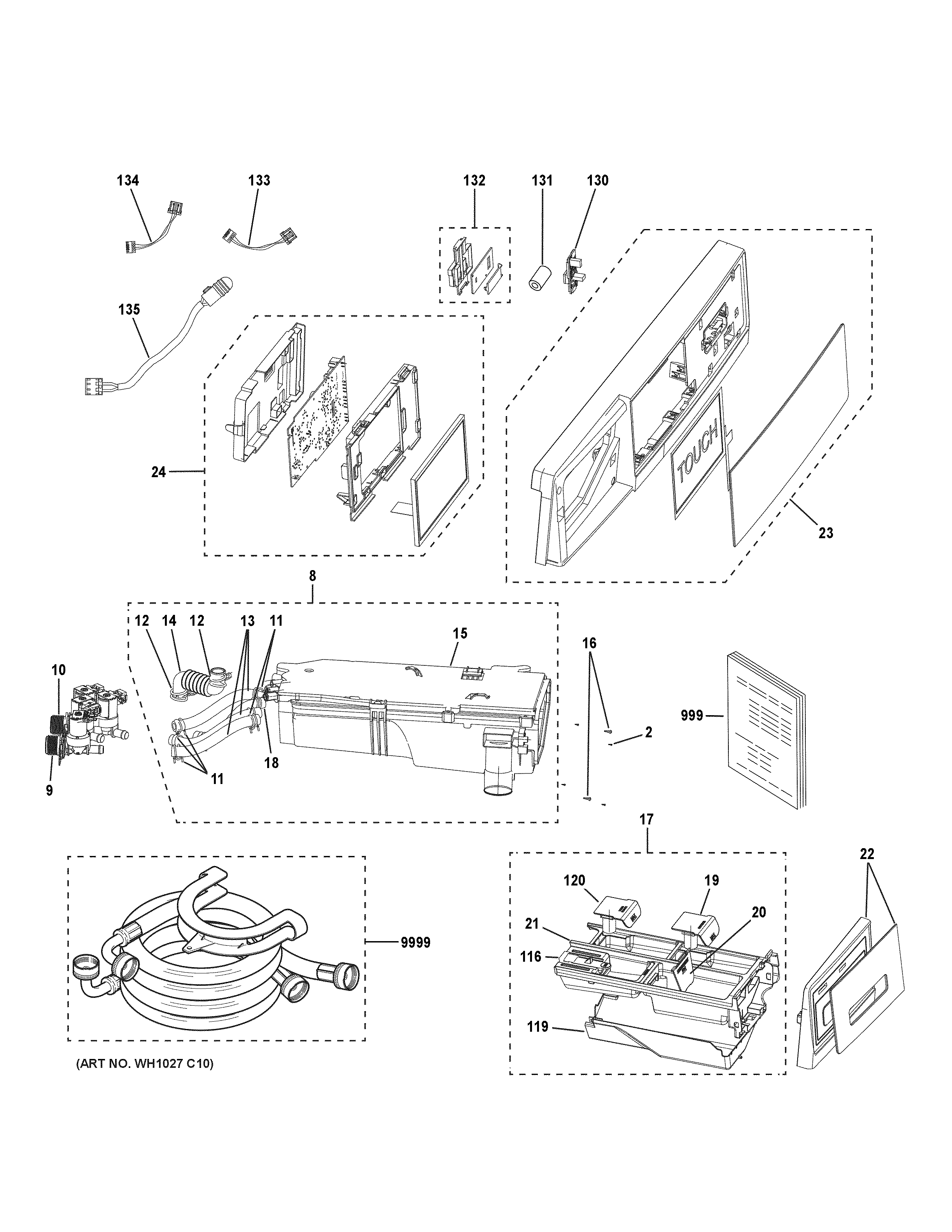 Controls & dispenser
