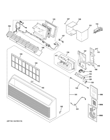 Grille & control parts