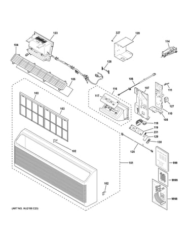 Grille & control parts