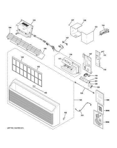 Grille & control parts