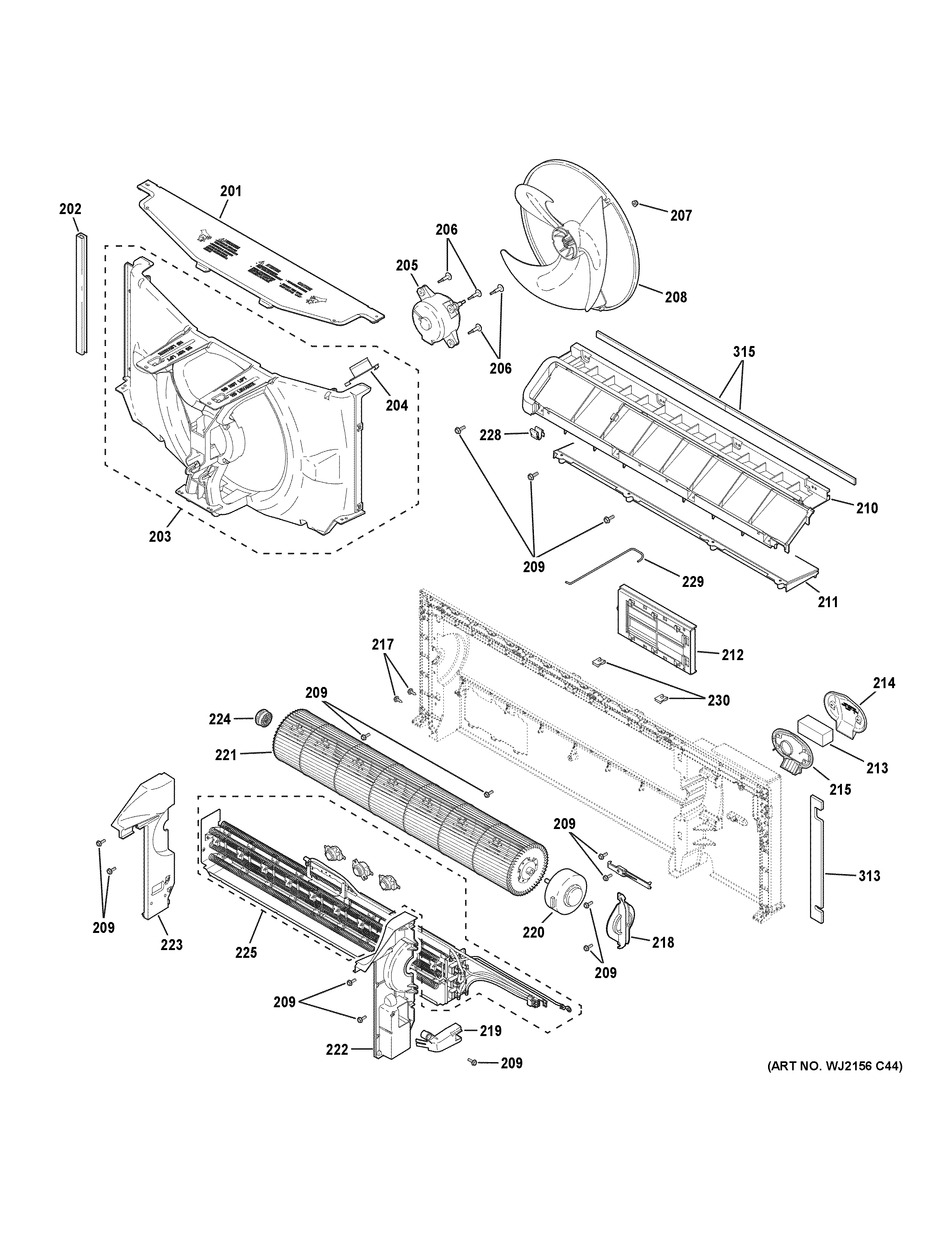 Motor & chassis parts