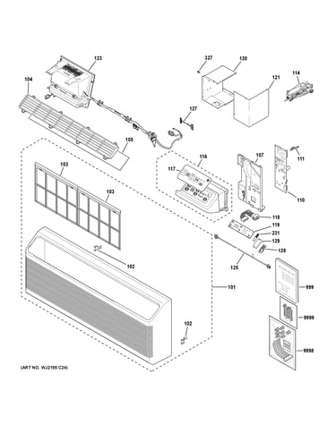 Grille & control parts