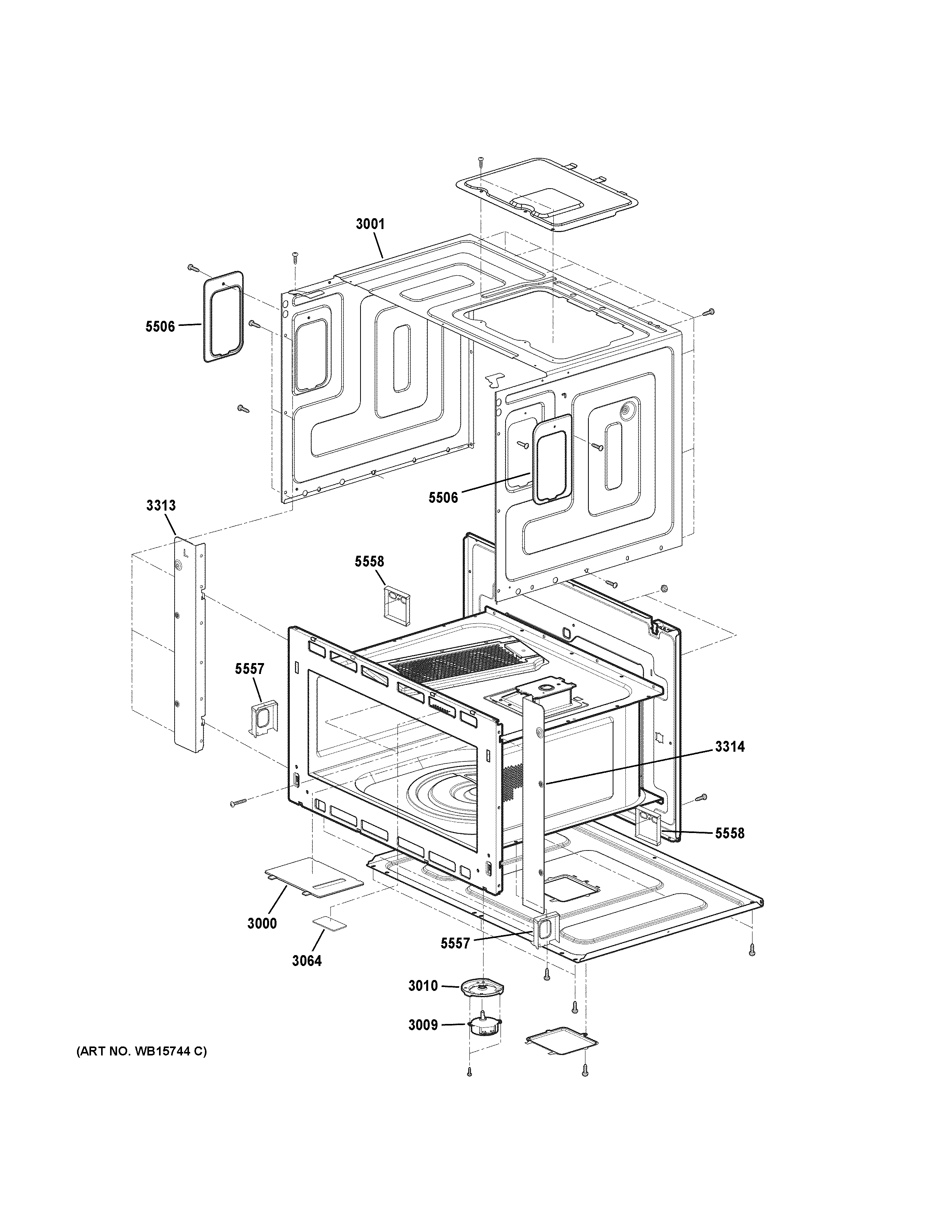 Upper cavity parts
