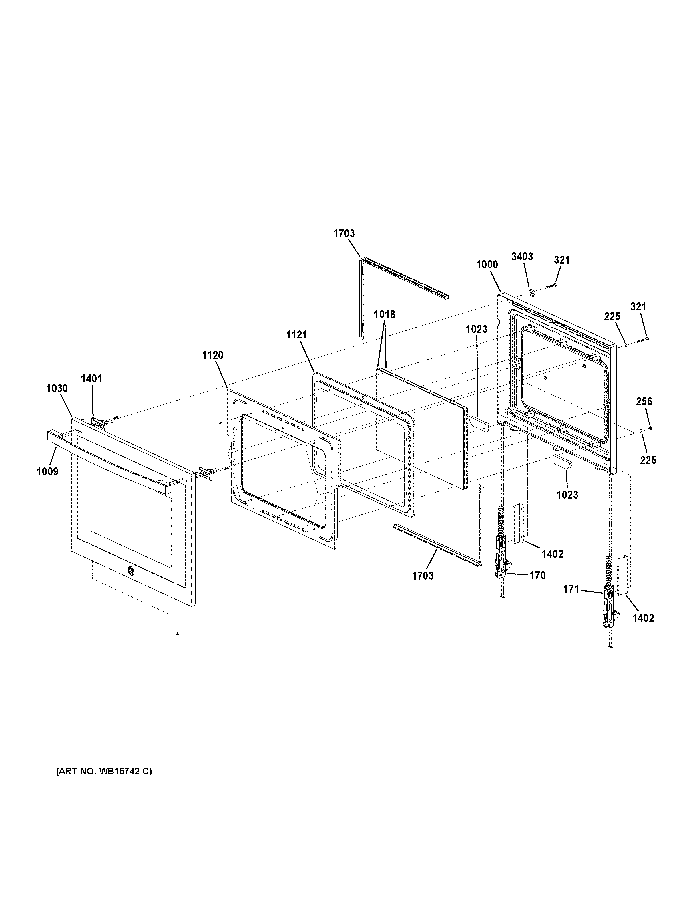 Lower door parts
