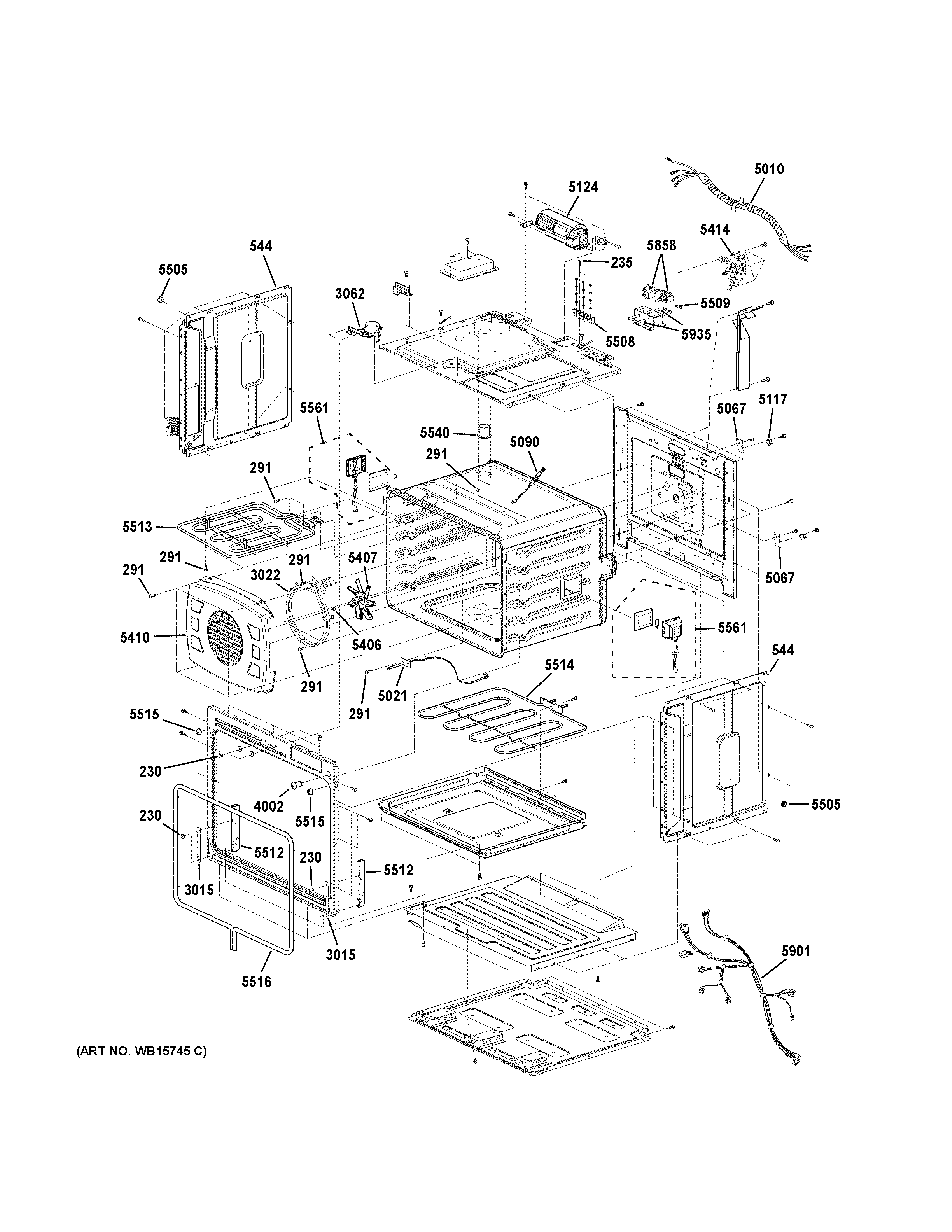 Lower cavity parts