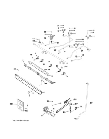 Gas & burner parts