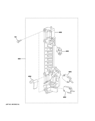 Latch board parts