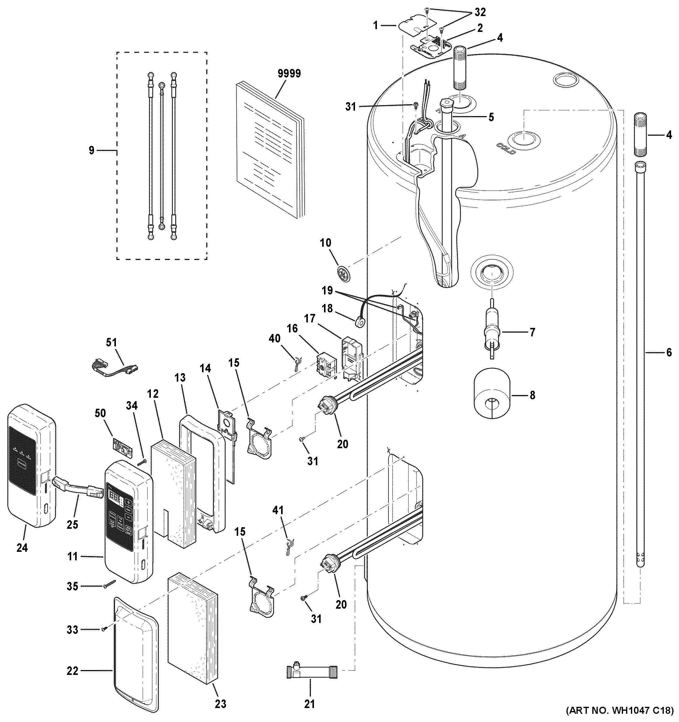 Water heater assembly