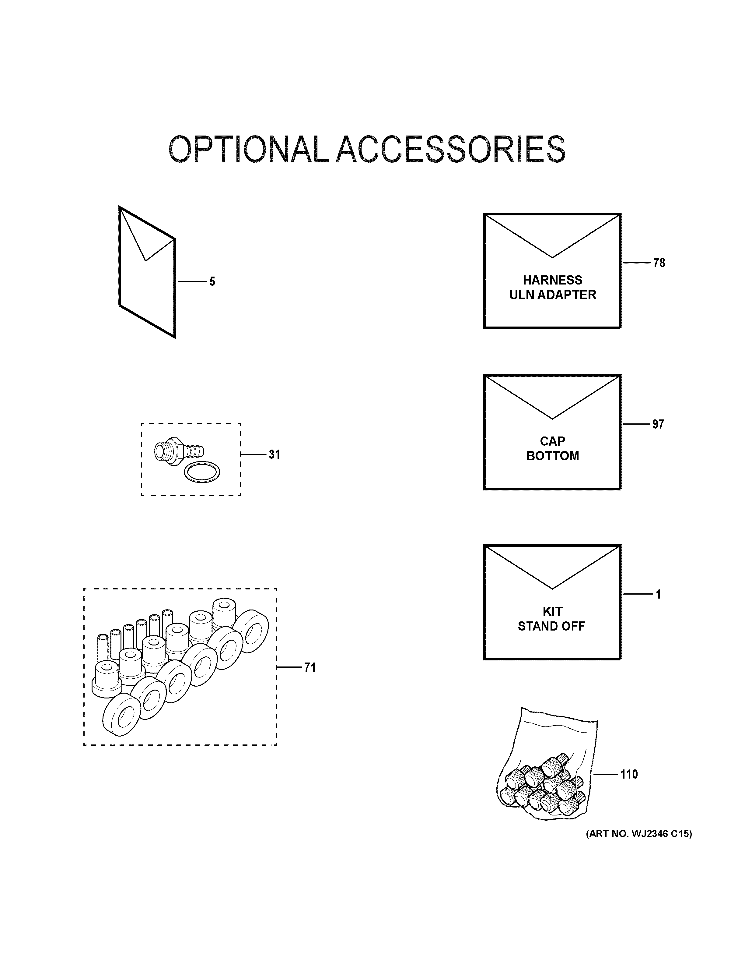 Optional accessories