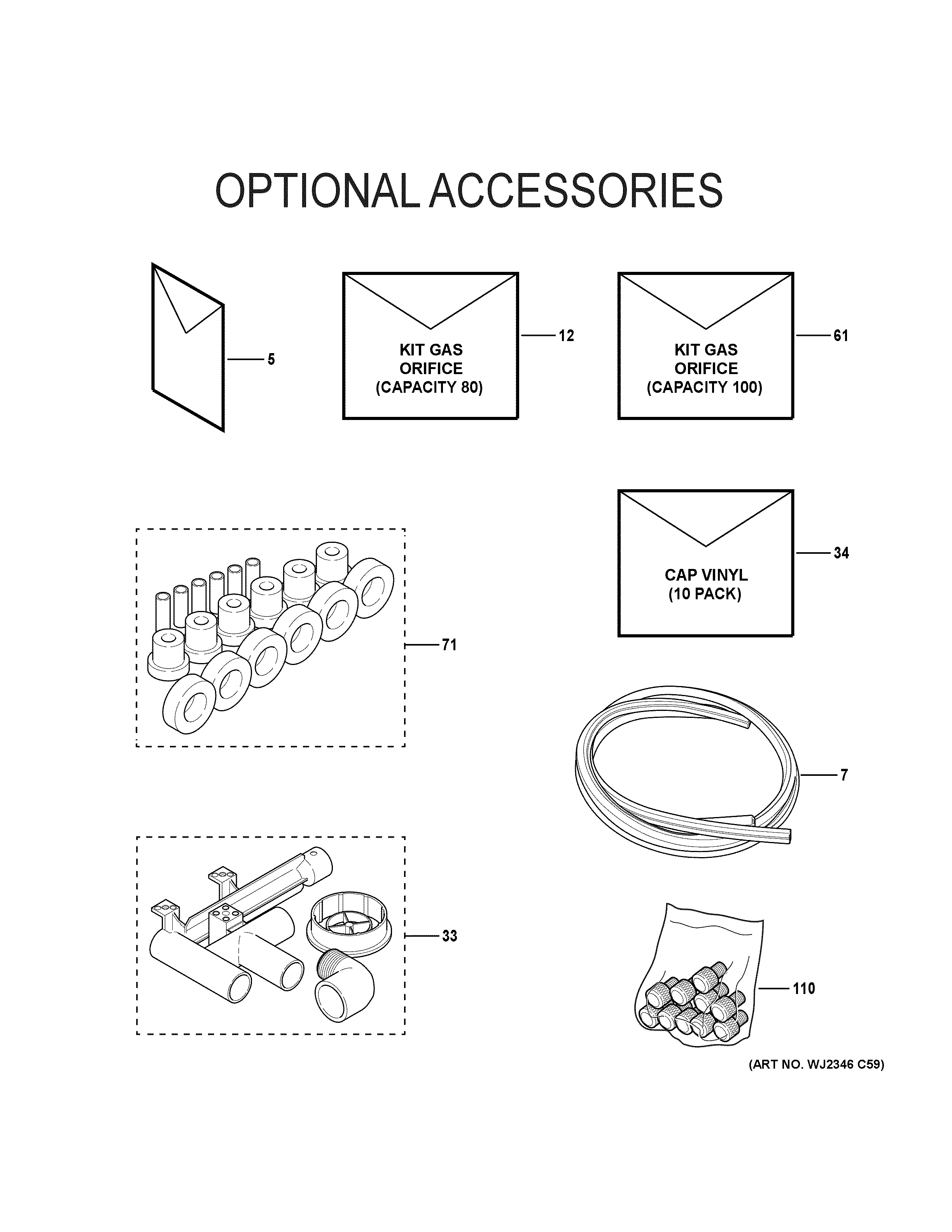 Optional accessories