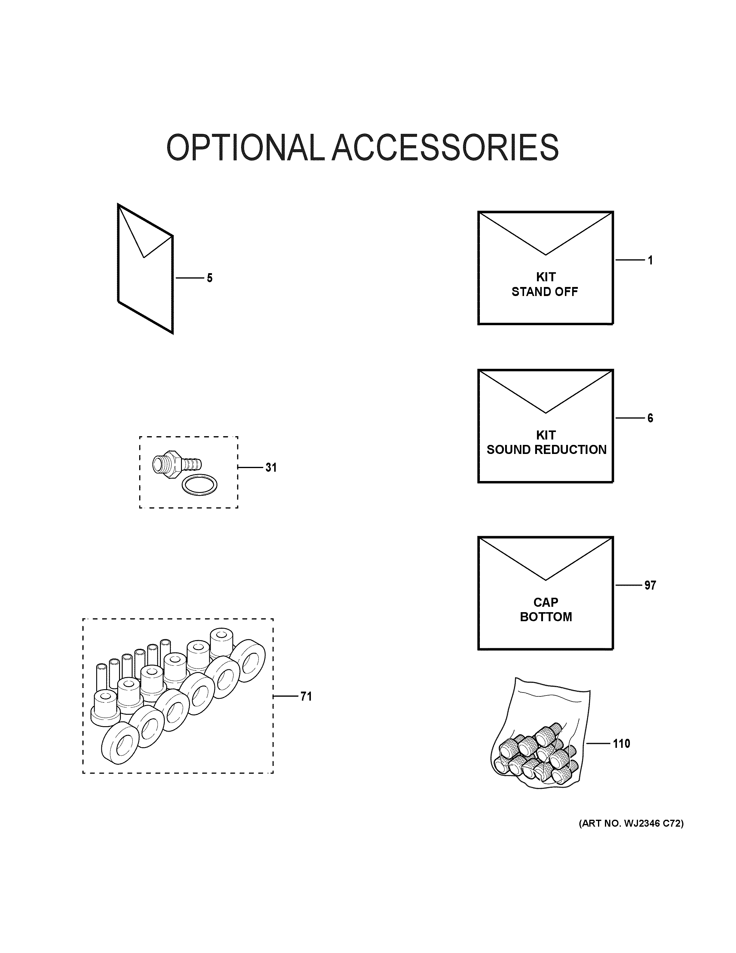 Optional accessories