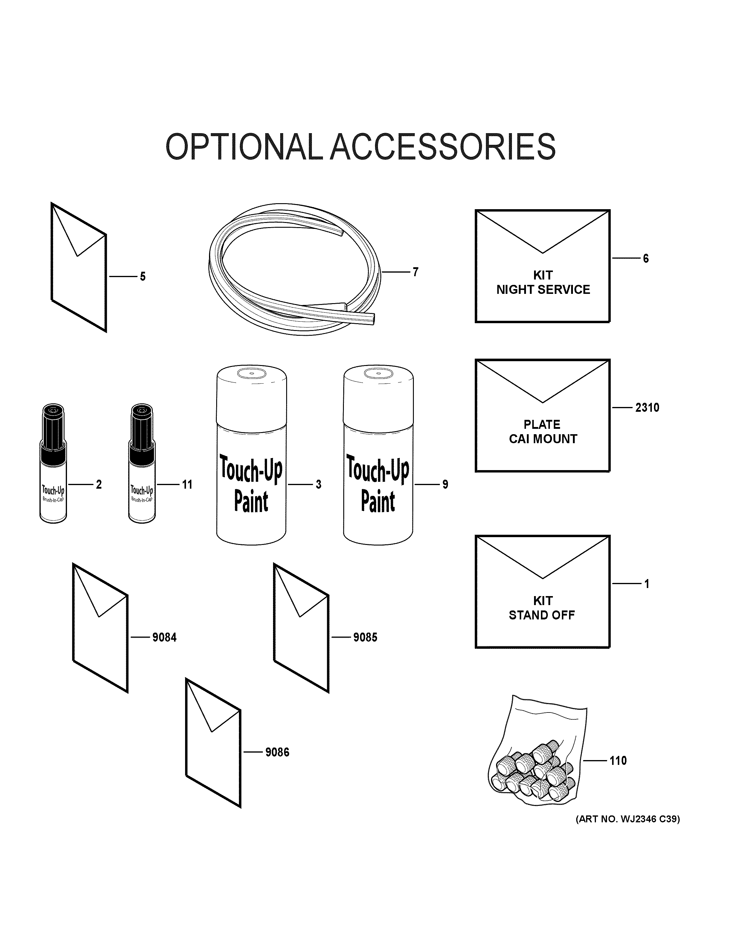 Optional accessories