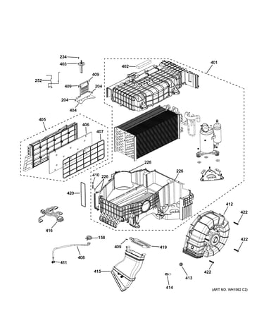 Heat pump & filter assembly