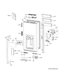 Dispenser door